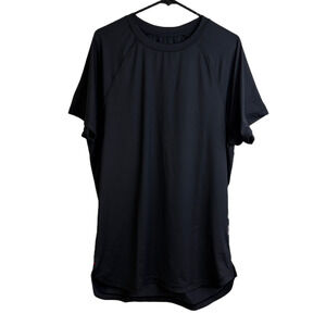 ASRV Shirt Mens 2XL Black Aerosilver Performance Train Gym Workout Stretch NWOT